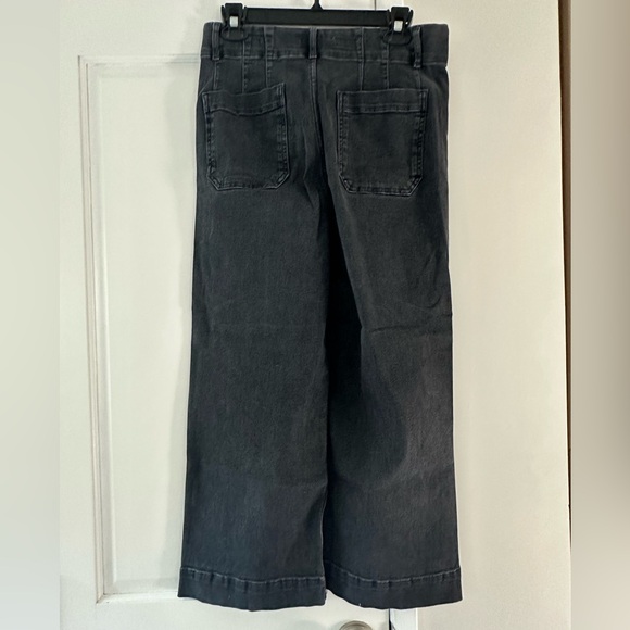 Pilcro The Skipper Charcoal Wide-Leg  High Rise Jeans - Picture 10 of 10